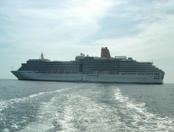 Going ashore from the  Arcadia