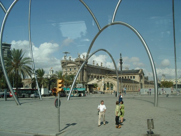 Barcelona from the bus