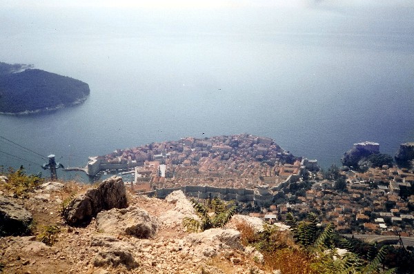 Old Town from cable car 1986