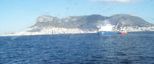 Gibraltar through the Port Hole!