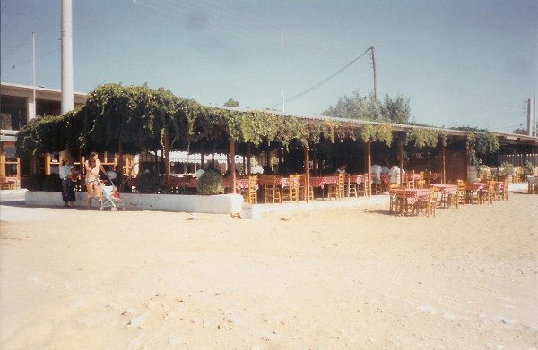 On the beach at Marathon
