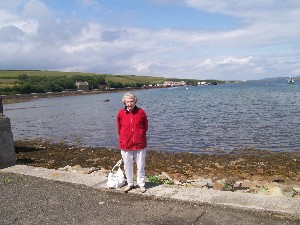 Edna looking serious (but we were enjoyning ourselves)