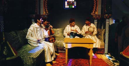 A stop for music and mint tea.