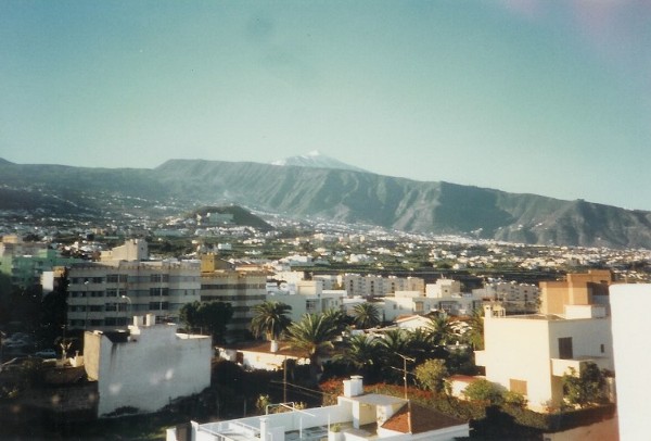 Mount Teide from the Hotel 96/97